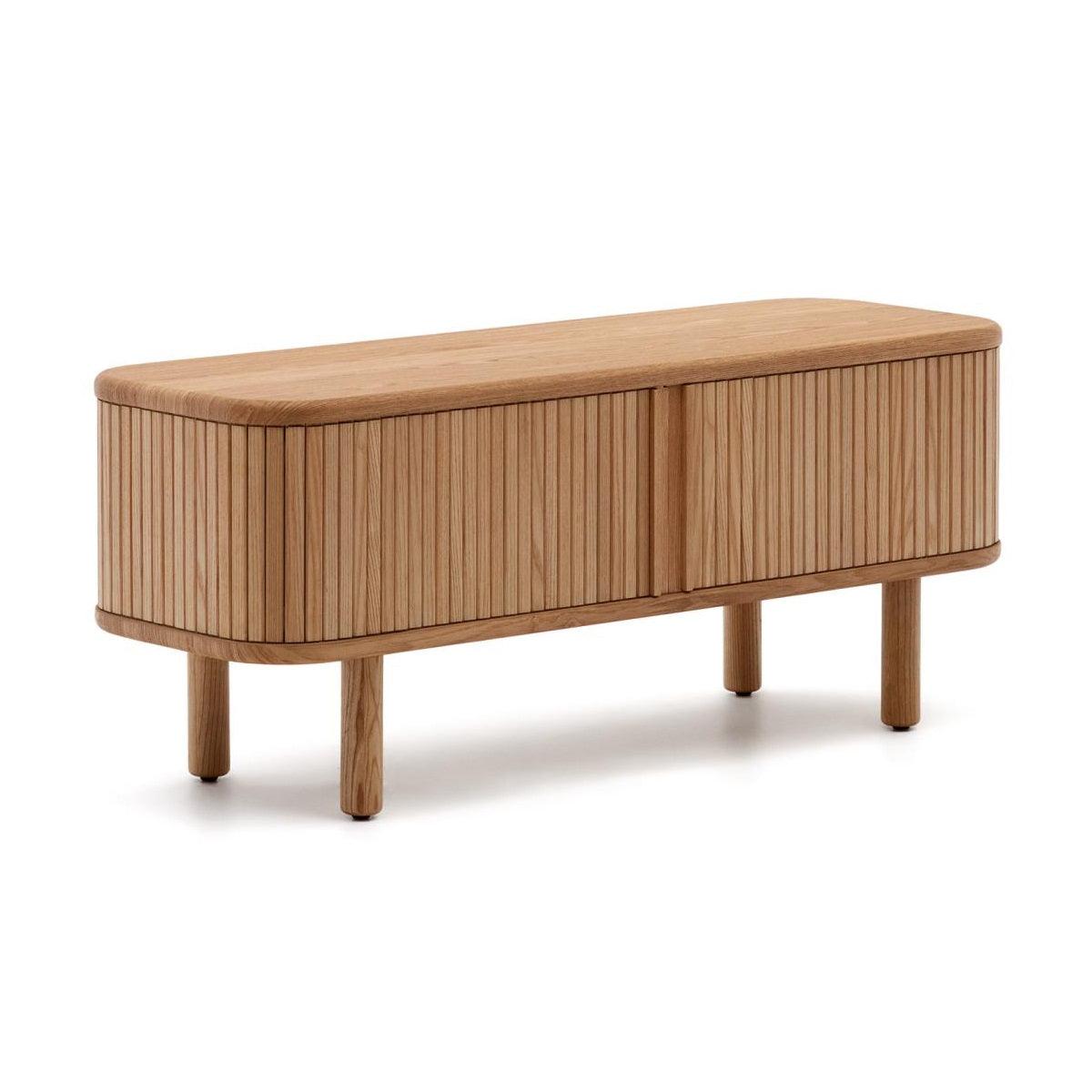 Szafka RTV MAILEN okleina jesionowa La Forma 120 cm Eye on Design