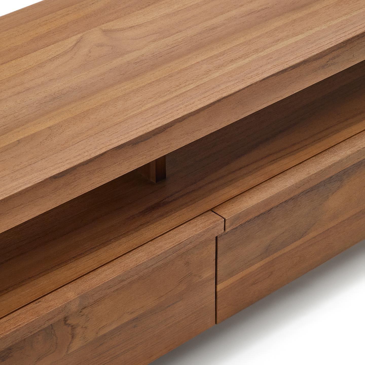 Szafka RTV SASHI drewno tekowe La Forma Eye on Design