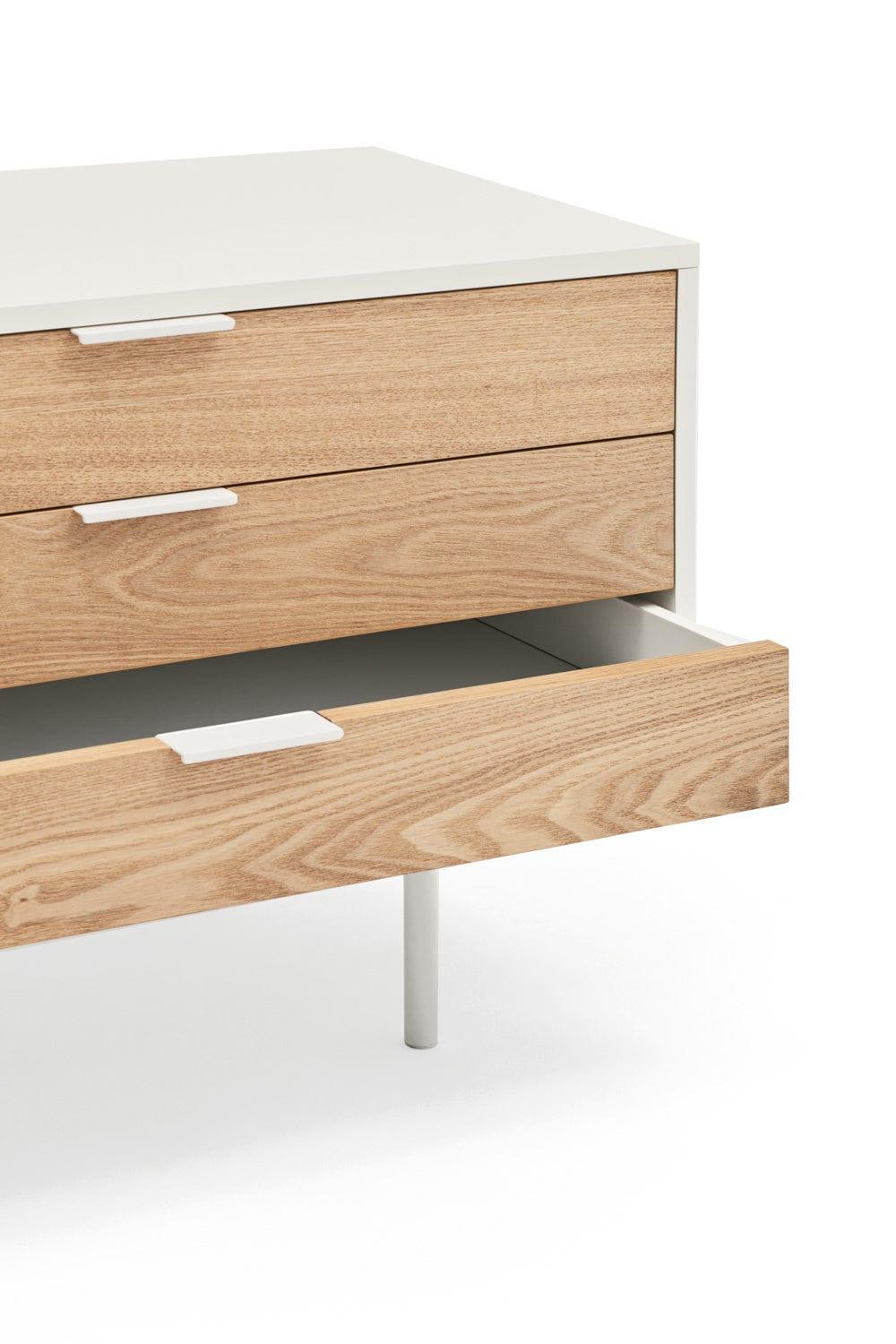 Szafka RTV SIERRA 2D biały Teulat Eye on Design