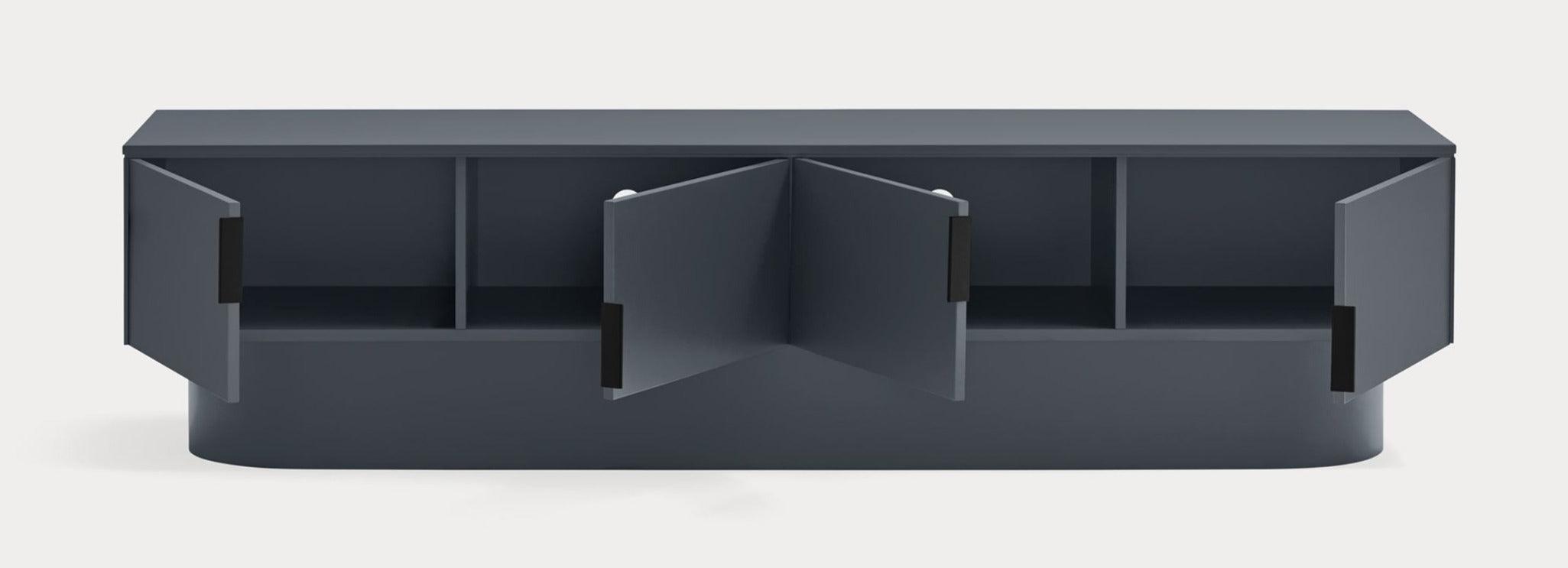 Szafka RTV TOTEM antracytowy Teulat Eye on Design