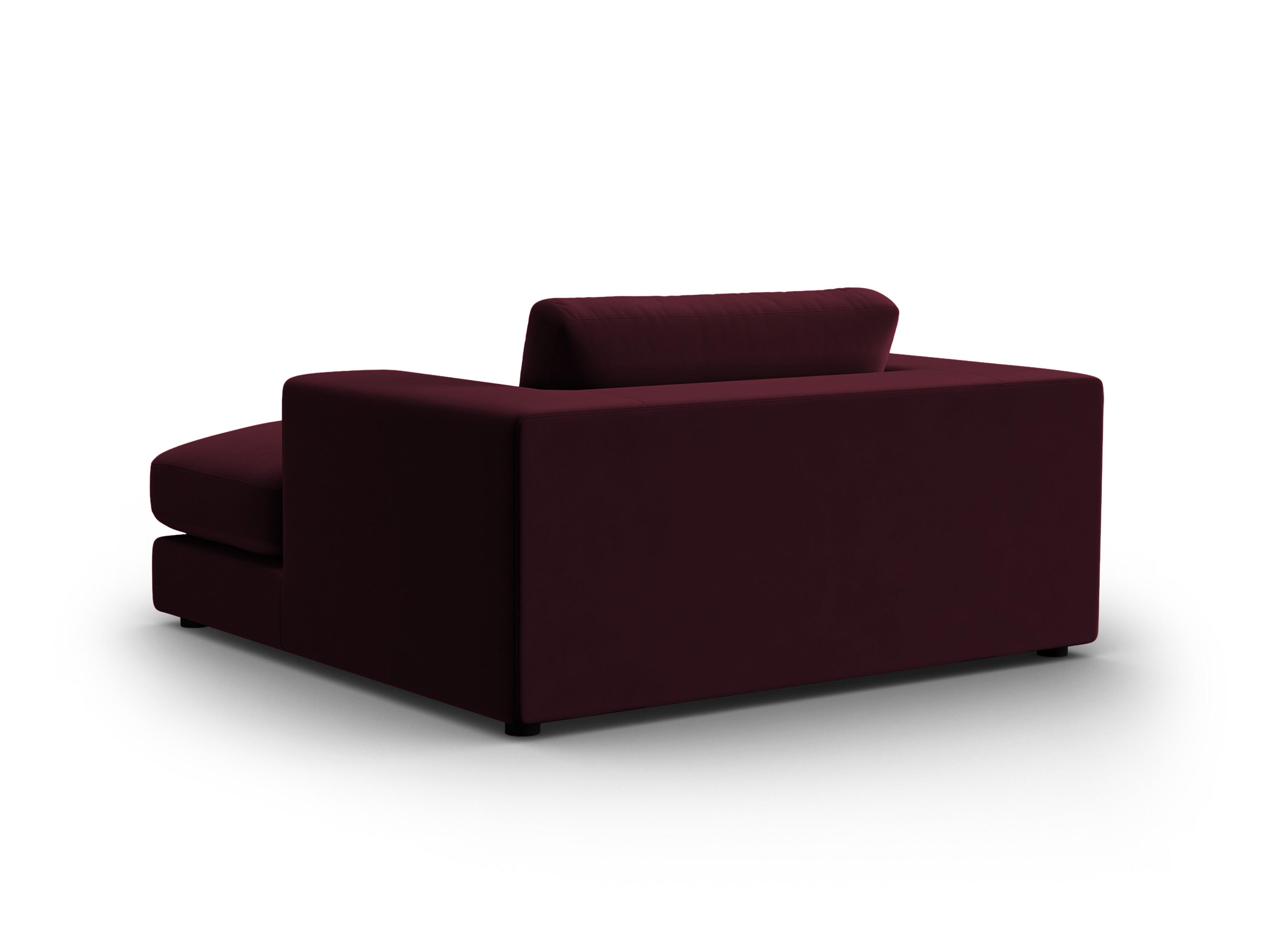 Szezlong aksamitny TENDANCE burgundowy CXL by Christian Lacroix Eye on Design