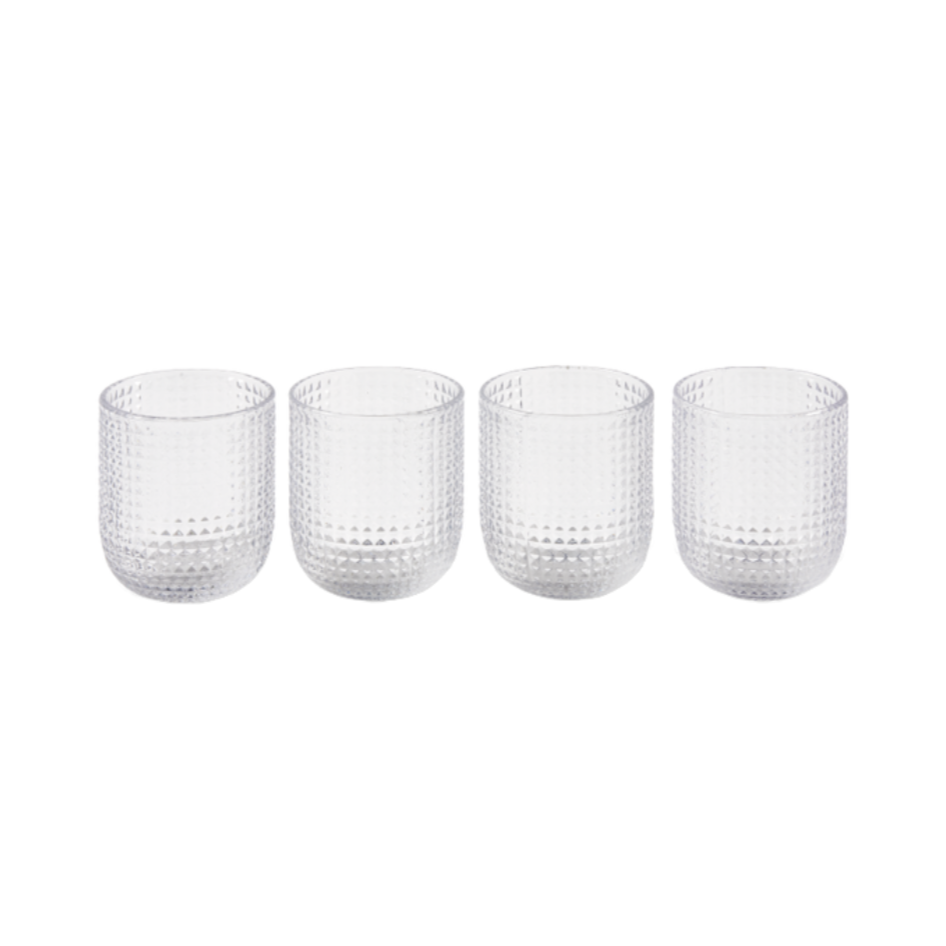 ROOFTOP glass set of glasses