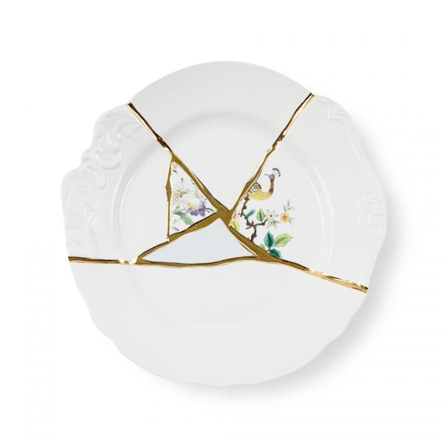 Talerz obiadowy KINTSUGI #3 porcelanowy Seletti Eye on Design