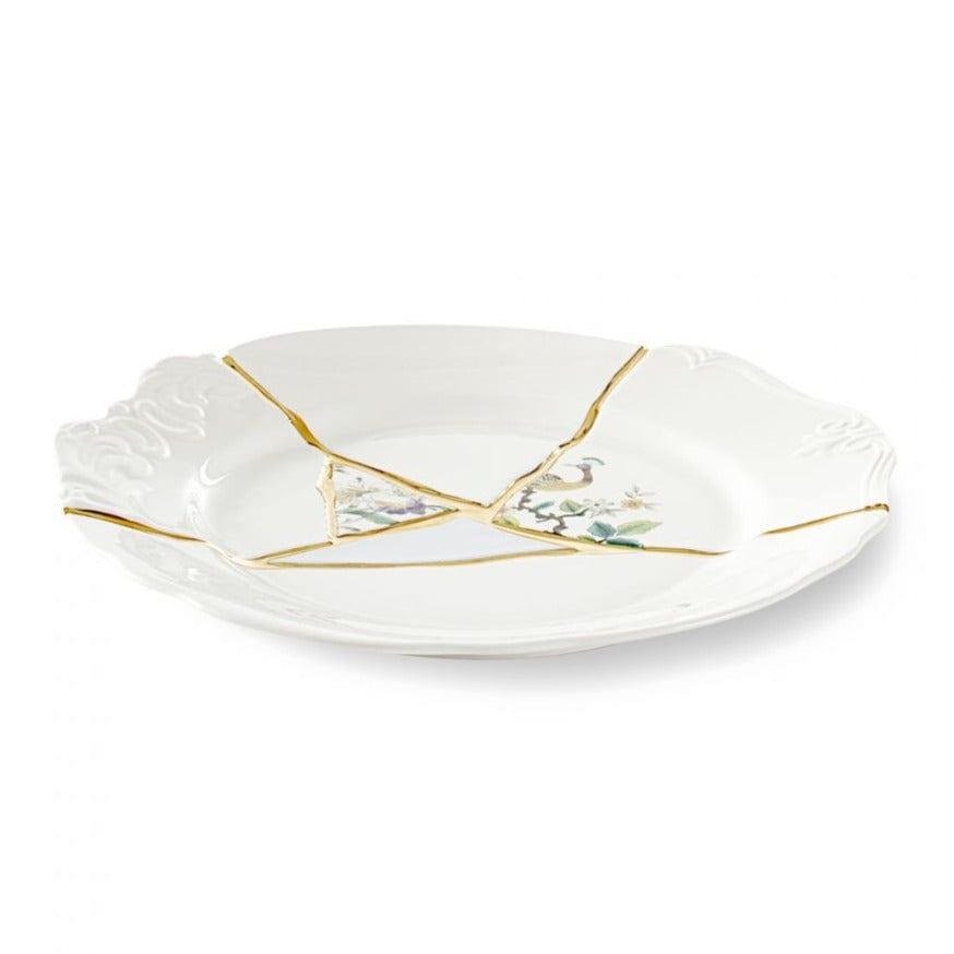 Talerz obiadowy KINTSUGI #3 porcelanowy Seletti Eye on Design