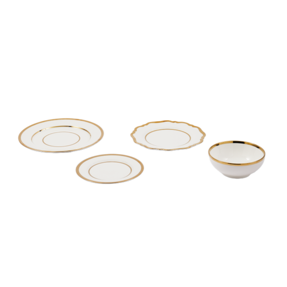 GOLDEN FINDS porcelain tableware