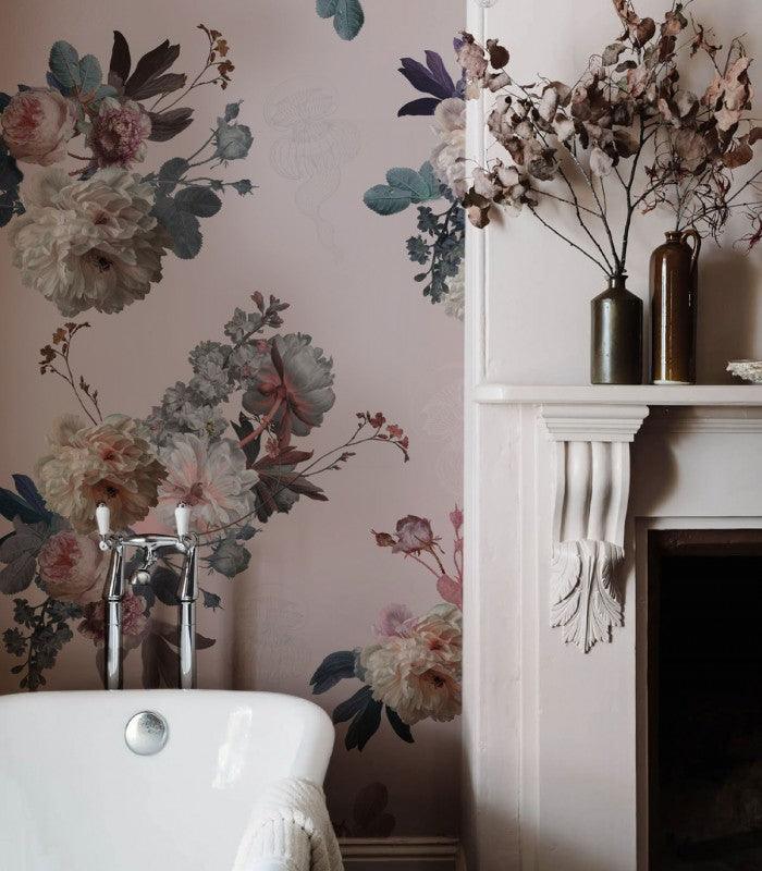 Tapeta Blush Garden Pink Wallcolors Eye on Design