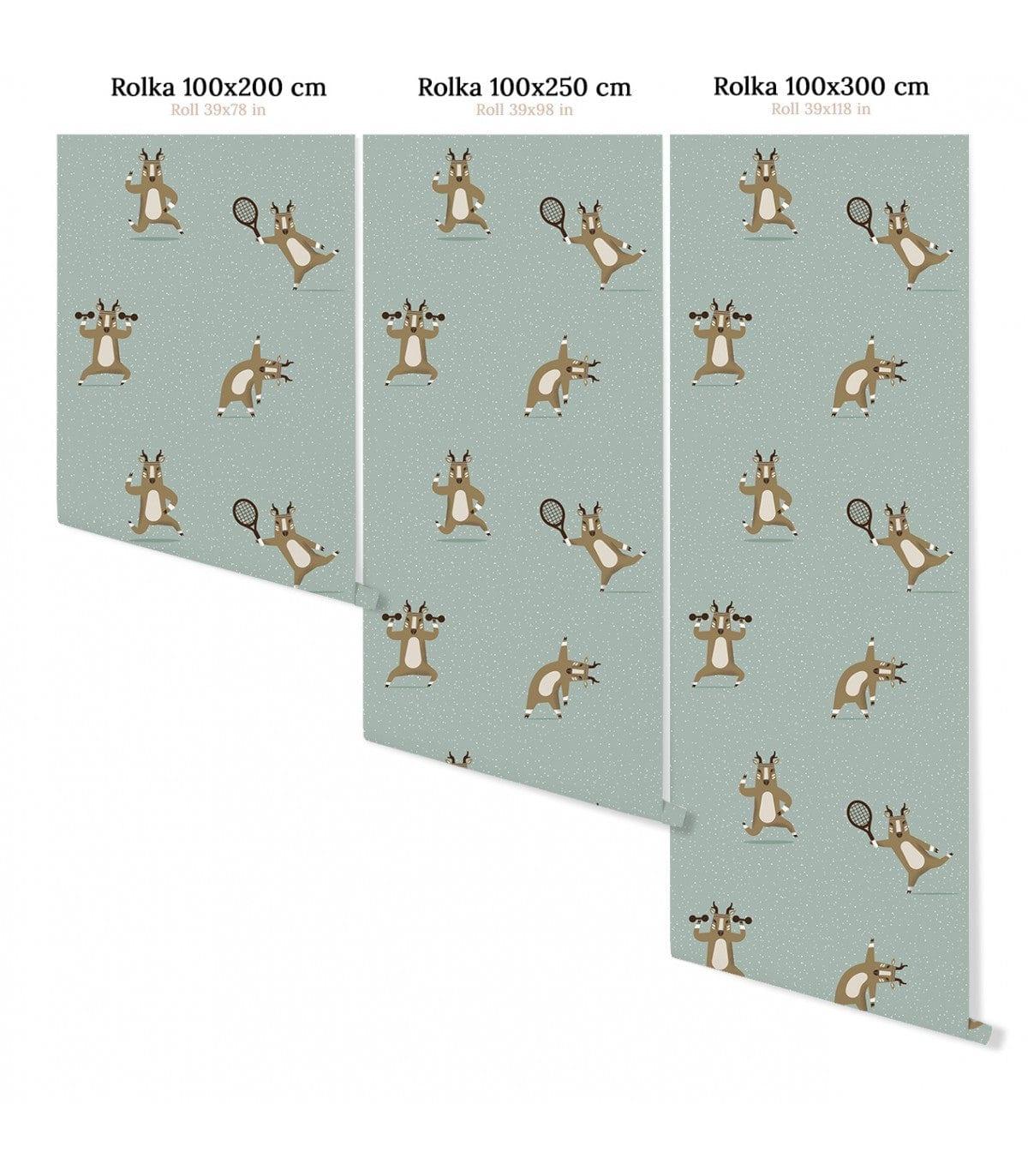 Tapeta DEER EXERCISES Wallcolors Eye on Design