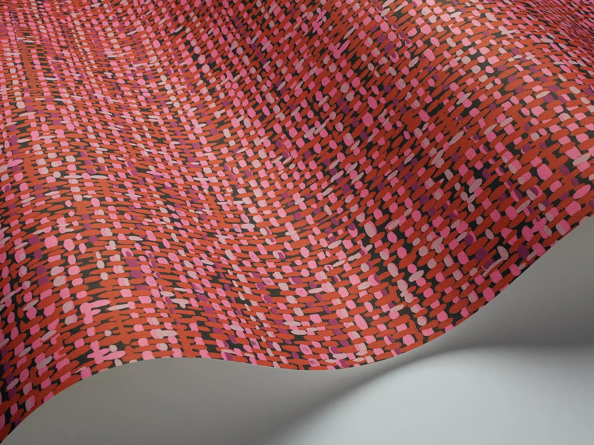 Tapeta FOUNDATION - Tweed czerwony Cole & Son Eye on Design