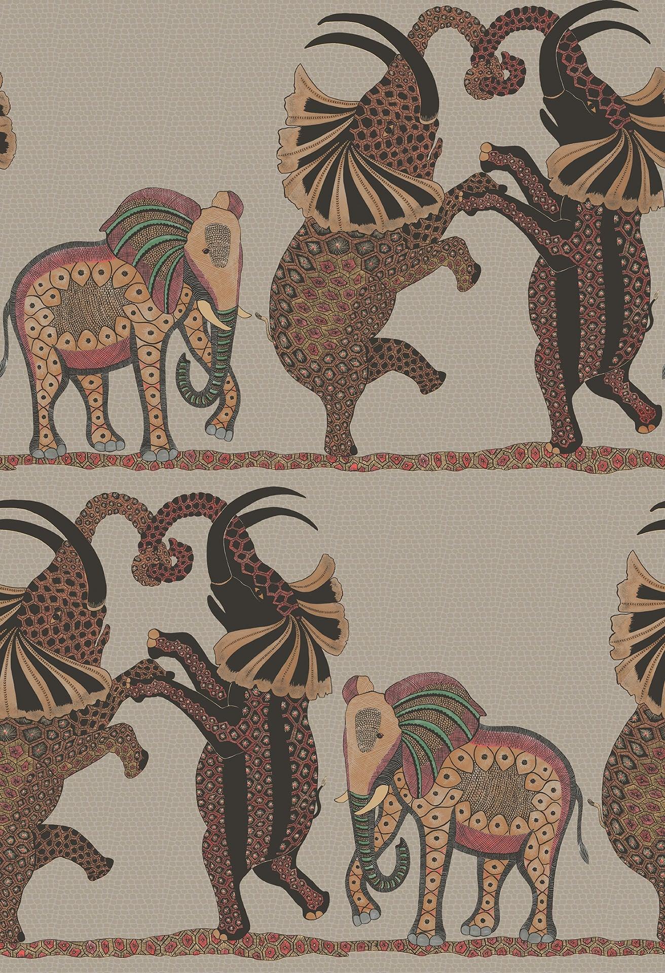 Tapeta THE ARDMORE COLLECTION - Safari Dance beżowy Cole & Son Eye on Design