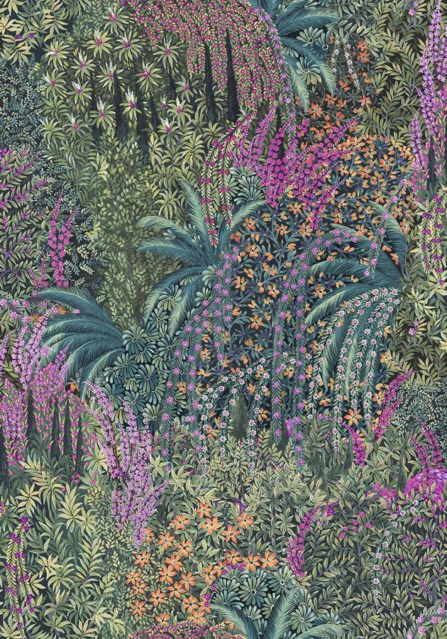 Tapeta THE GARDENS - Cascade ciemna zieleń Cole & Son Eye on Design