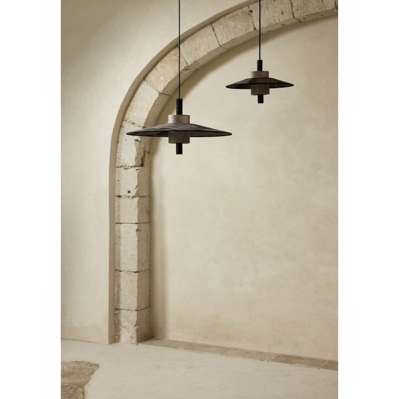Graphite hanging lamp
