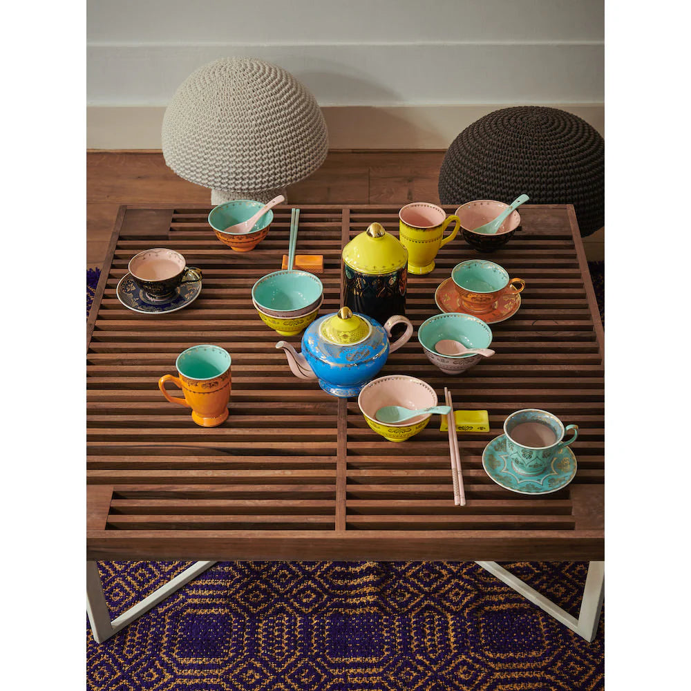 GRANDPA Asian Set Colorful Porcelain