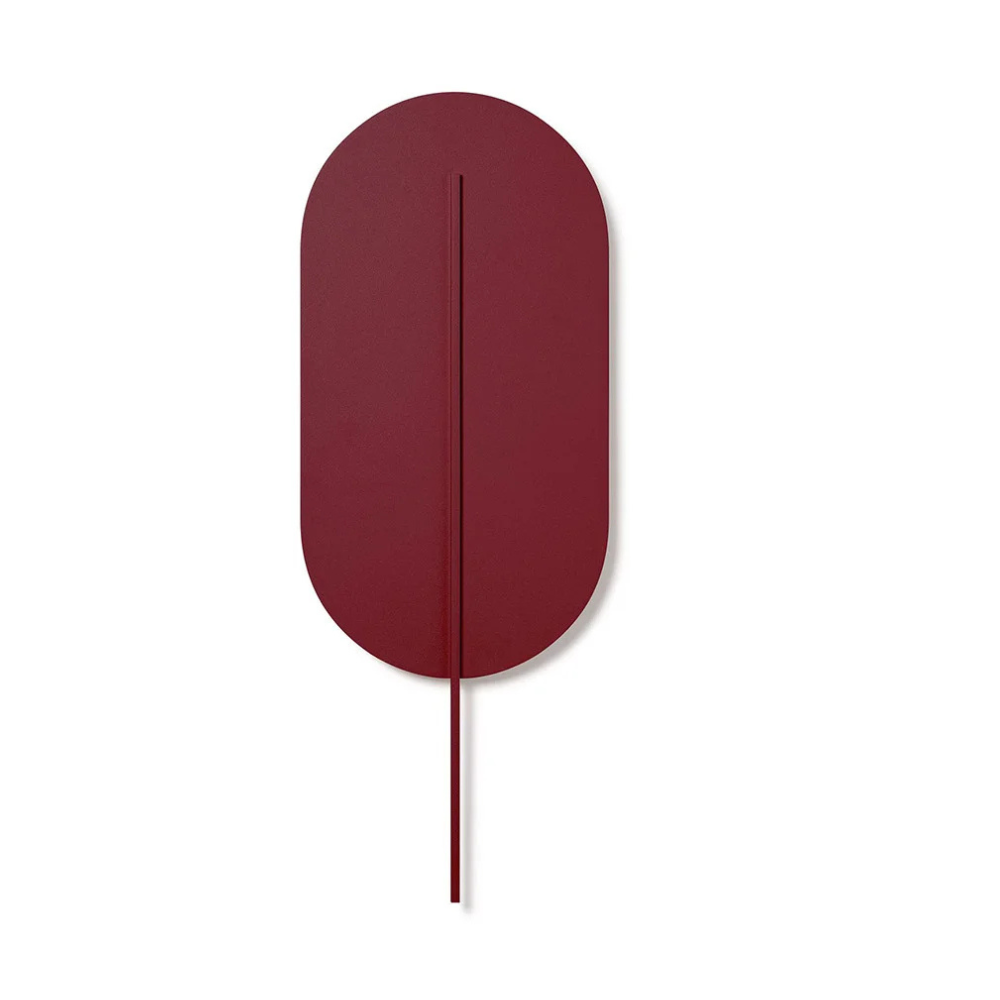 ROKKE wall lamp in burgundy