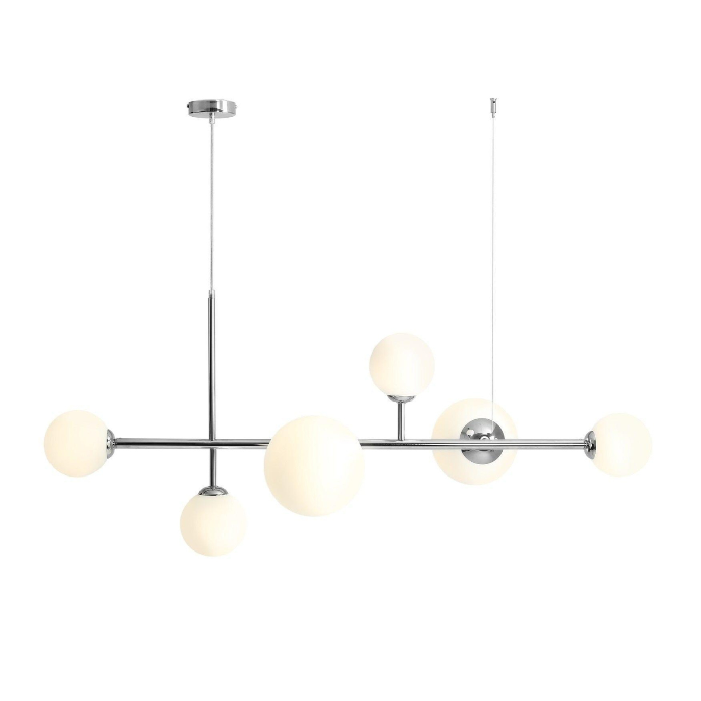 DIONE HEXA Chrom Pendelleuchte