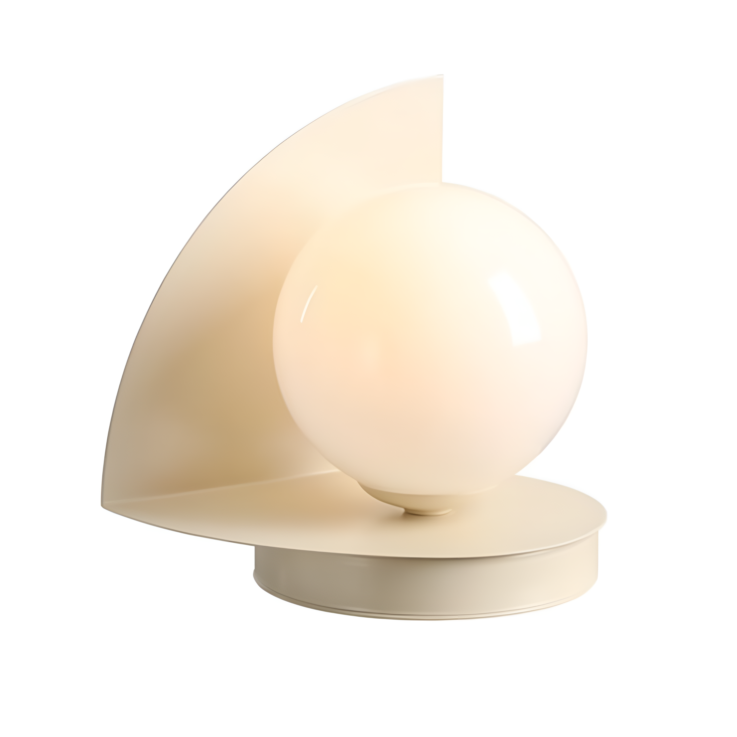 LOOP Tischleuchte Creme