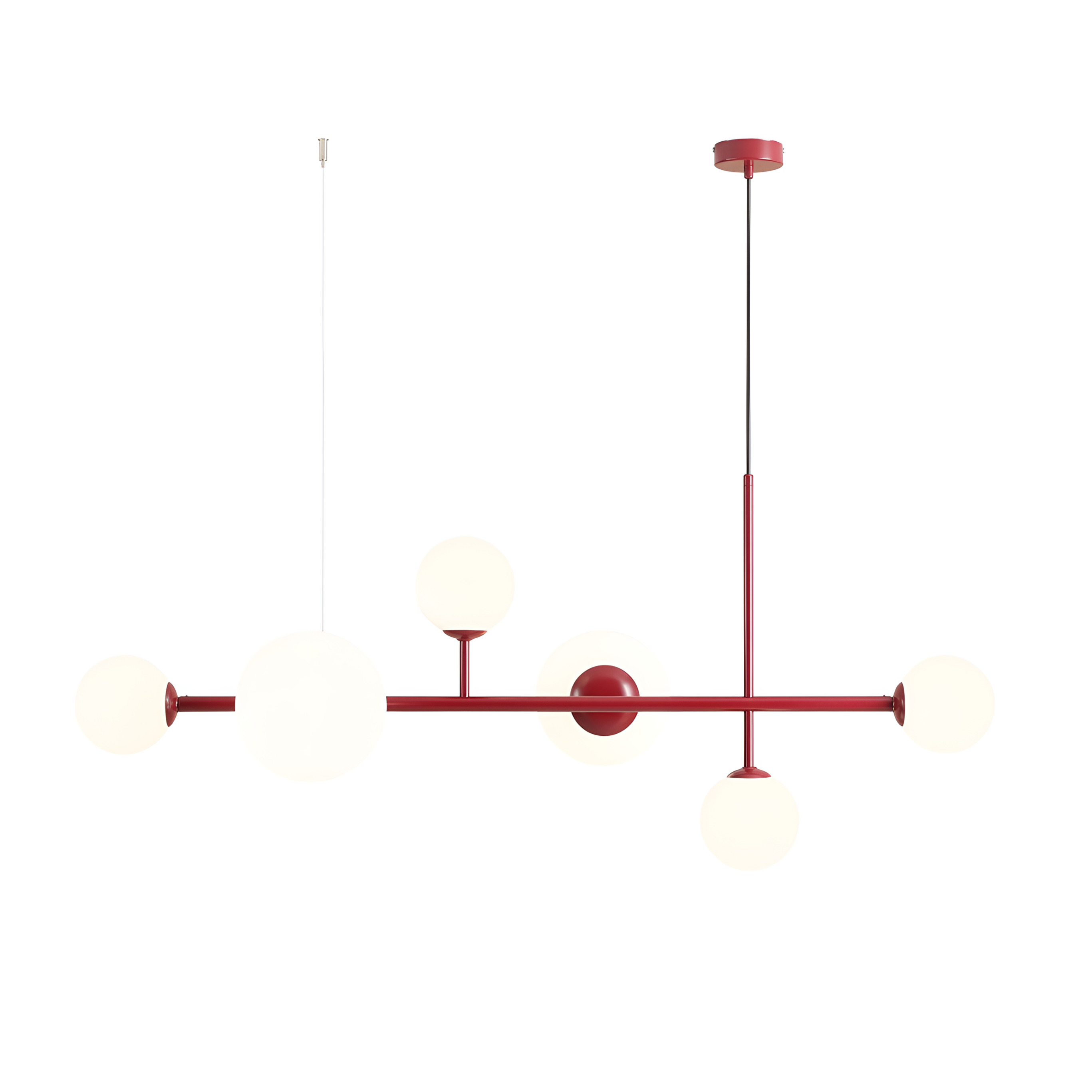 DIONE HEXA Hängelampe rot