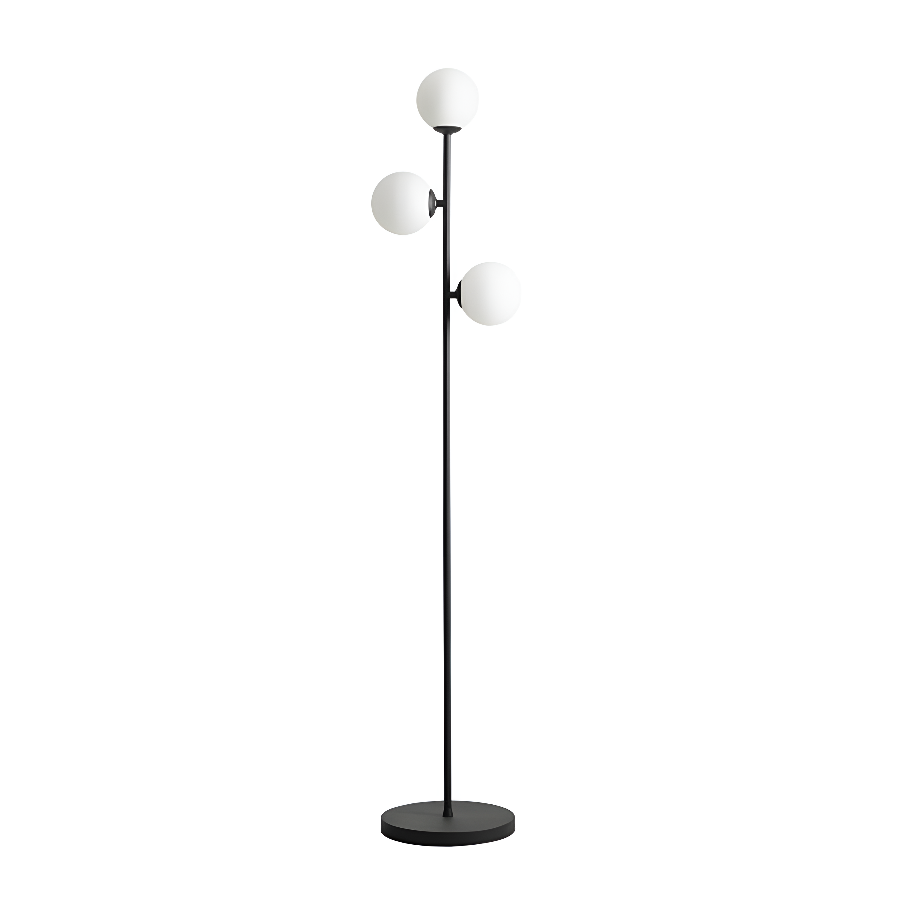 Libra black floor lamp