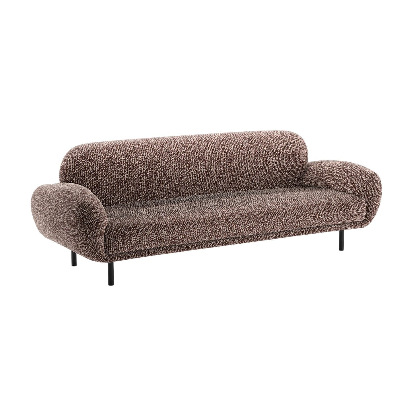 3-seater Sofa POPPY brown chenille
