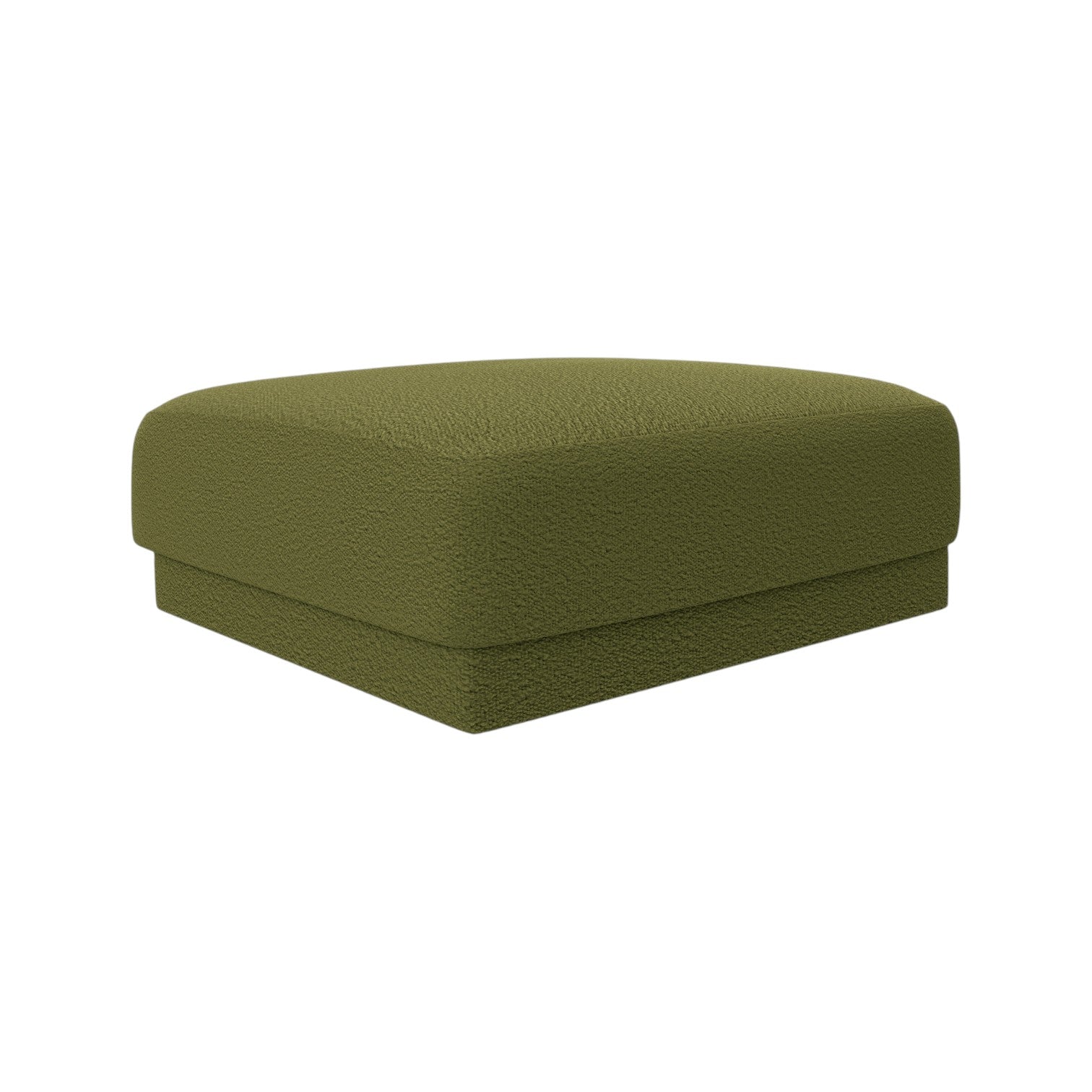 MILEY Pouf Green Boucle