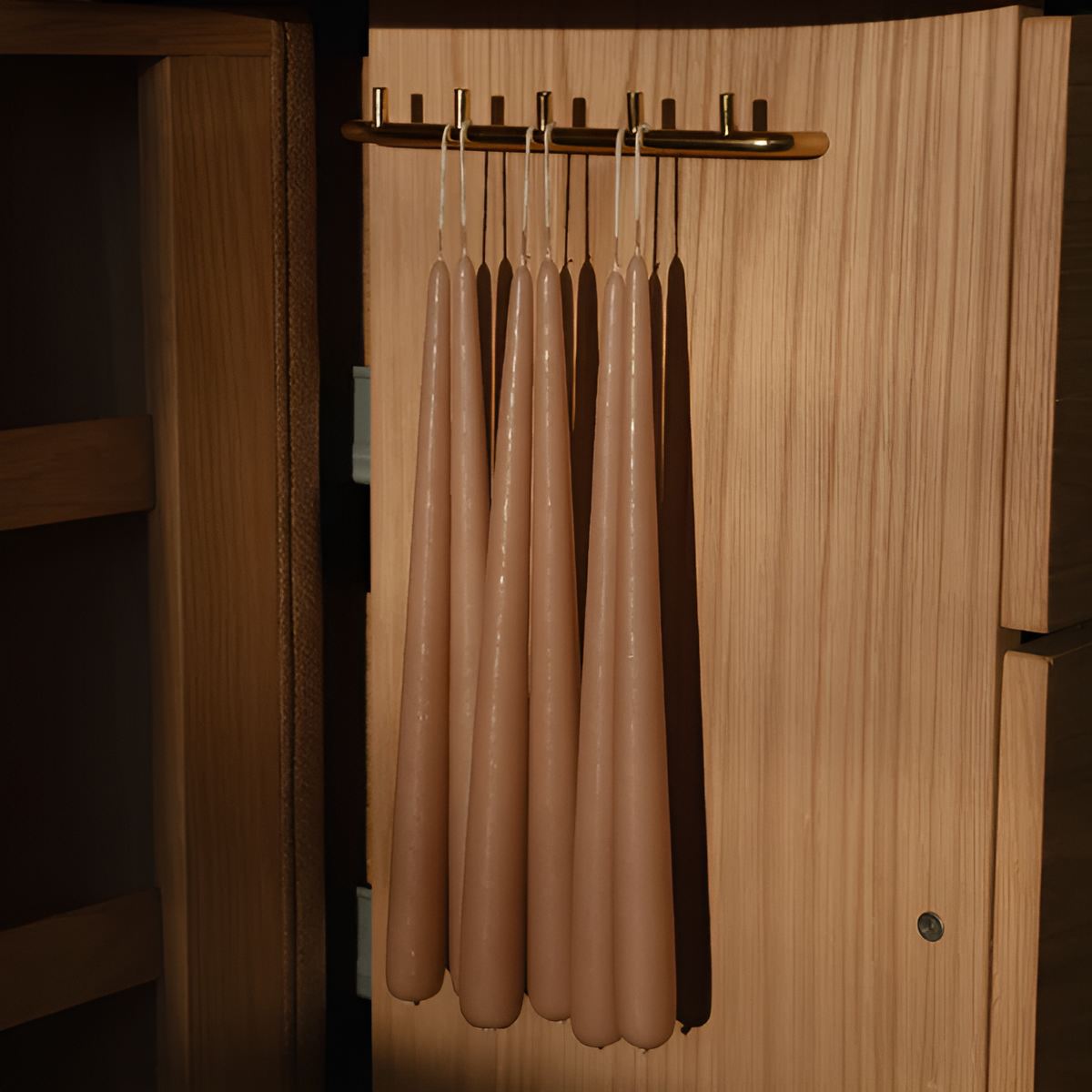 TREASURES cabinet green with oak base