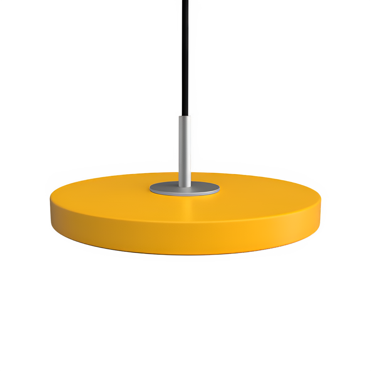 ASTERIA MICRO pendant lamp yellow with silver insert