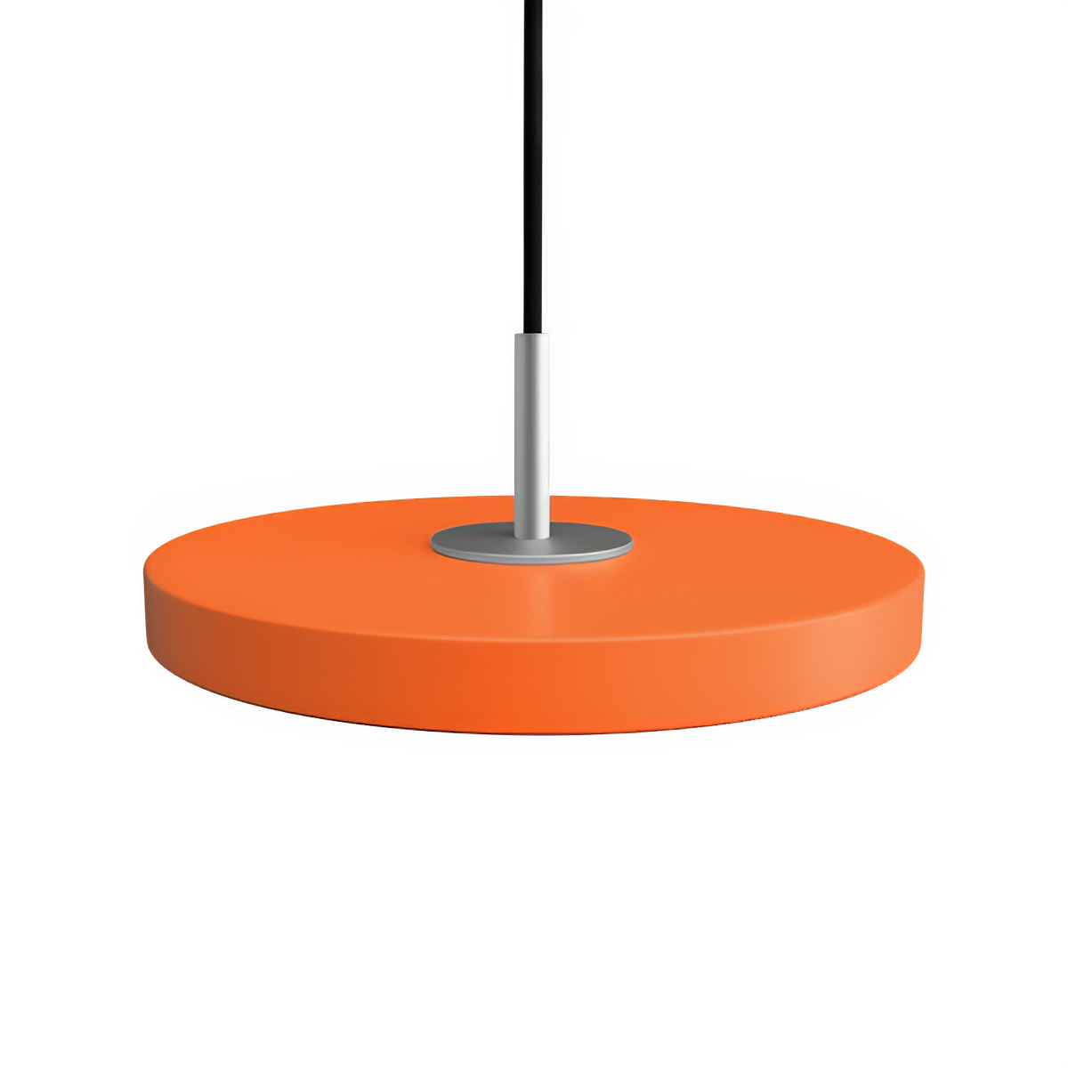 ASTERIA MICRO pendant lamp orange with silver insert