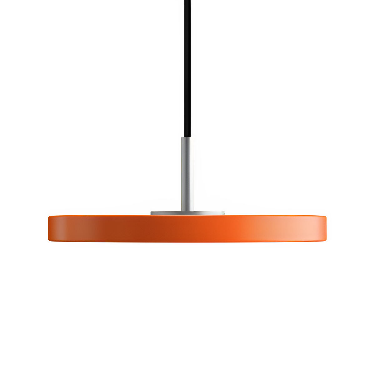 ASTERIA MICRO pendant lamp orange with silver insert