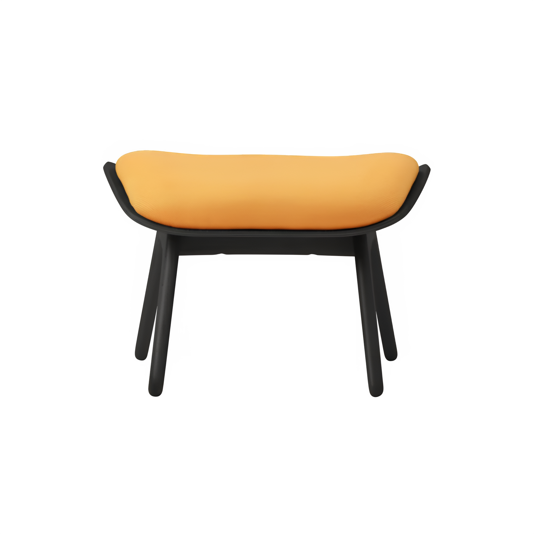 READER amber footrest with black base