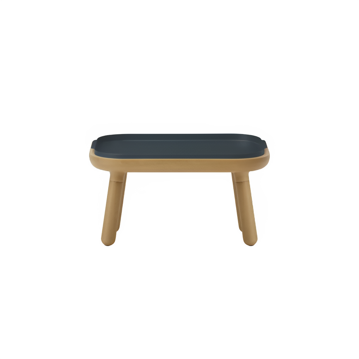 PAFF anthracite coffee table with oak base