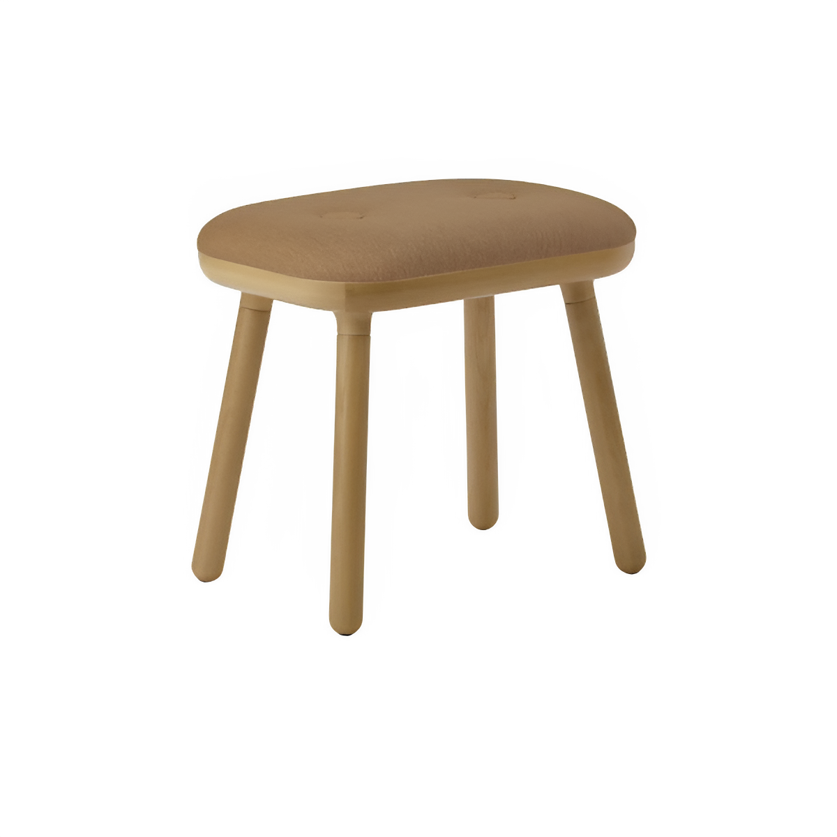 PAFF caramel stool with oak base