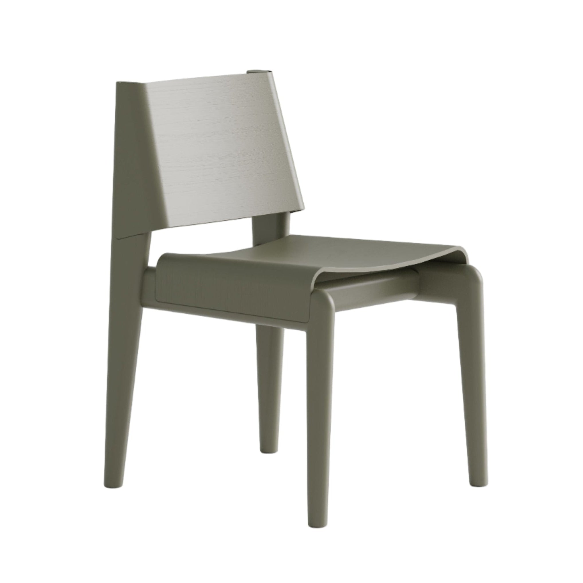 UNDIA Chair Olive Green Oak Wood