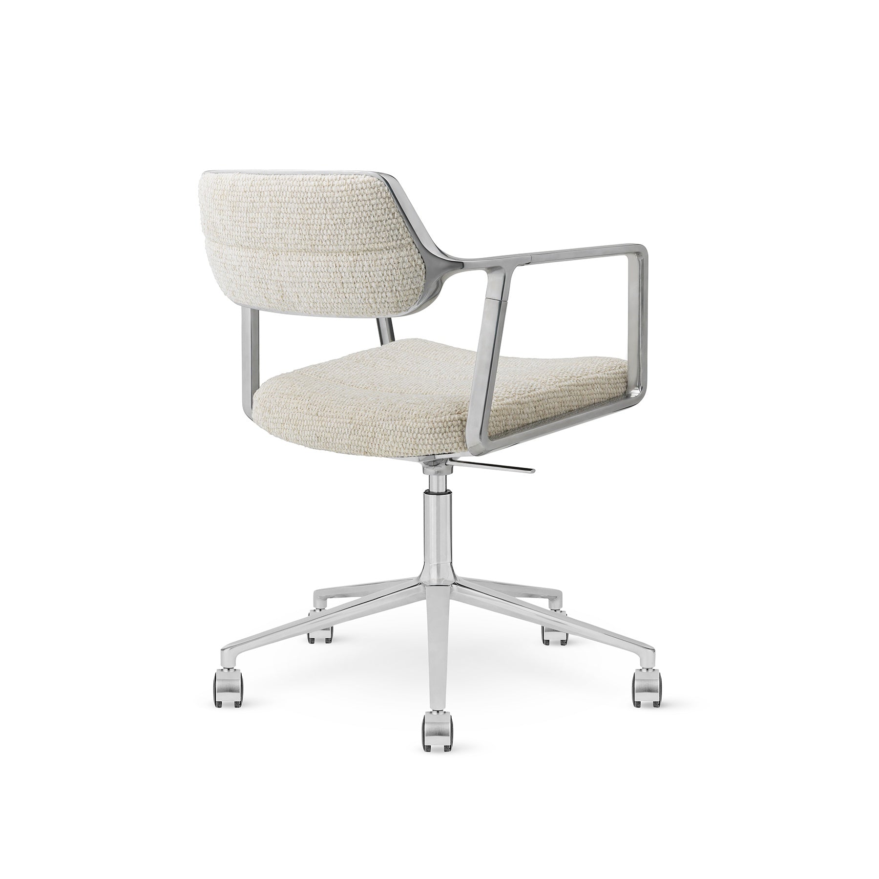 Office chair 453+ light gray with metal base