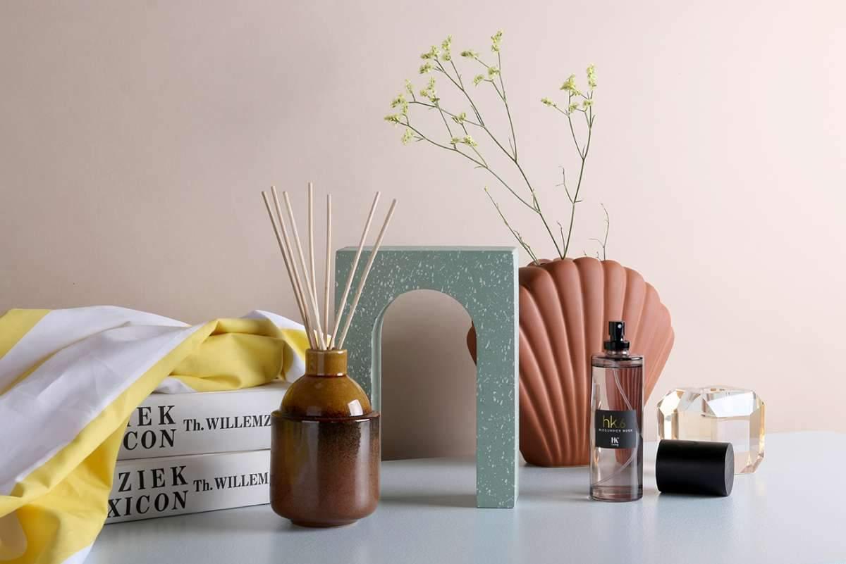 Wazon ceramiczny SHELL brązowy rozmiar M HKliving Eye on Design
