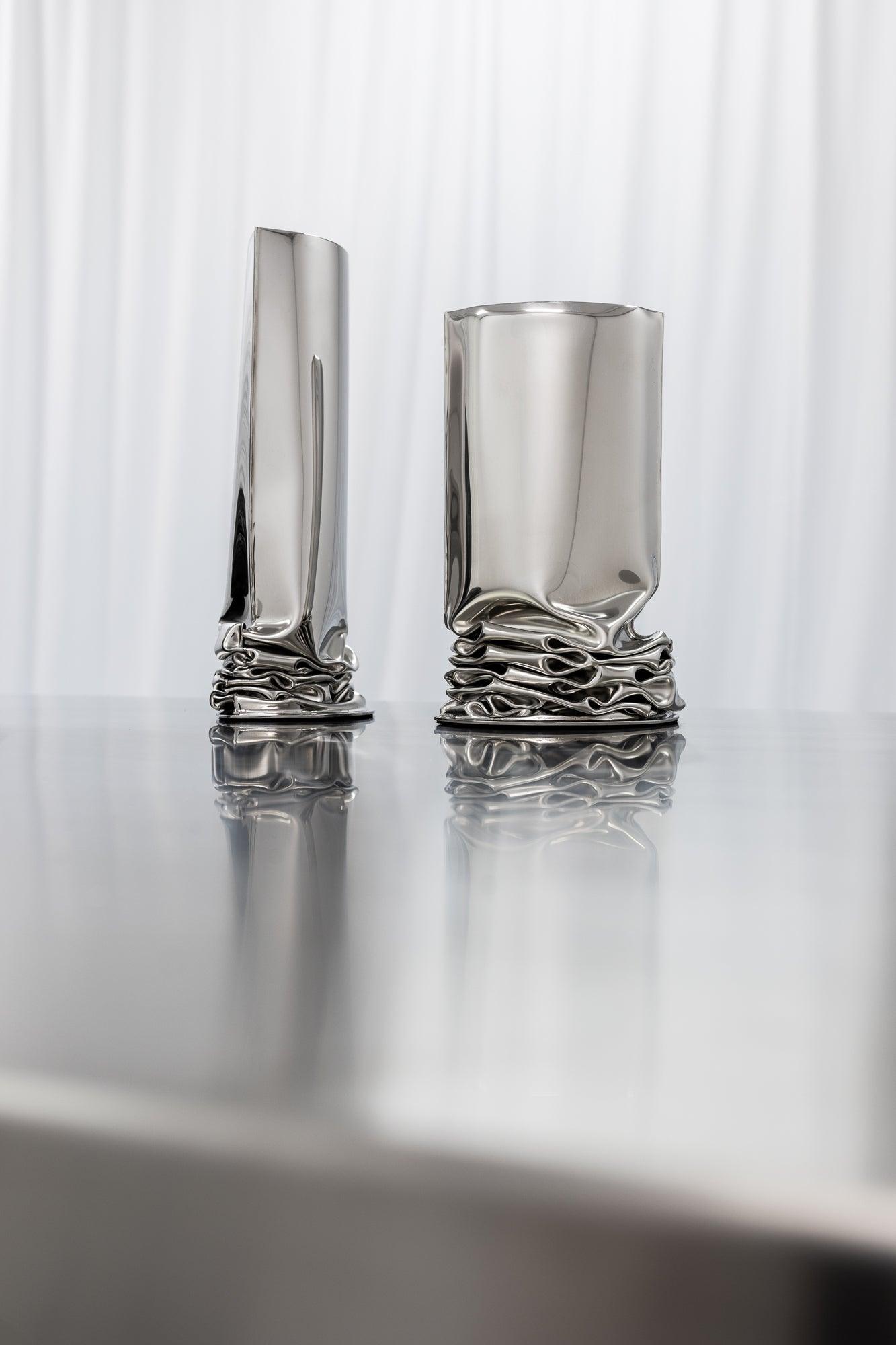 Wazon CRASH inox Zieta Studio Eye on Design