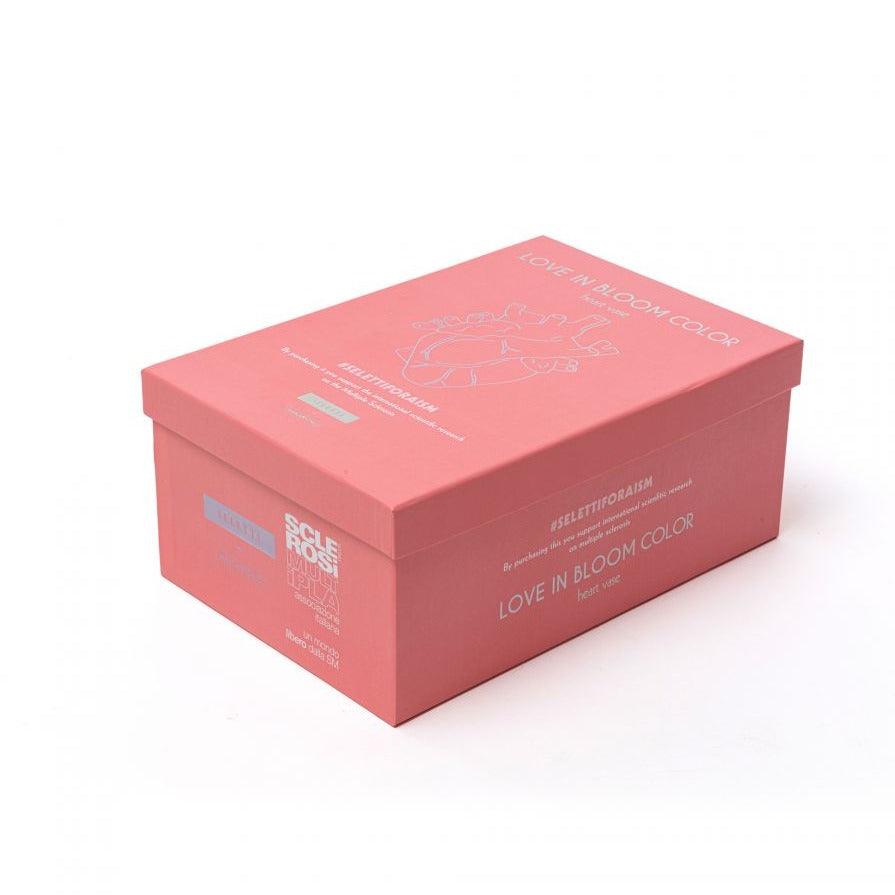 Wazon porcelanowy LOVE IN BLOOM różowy Seletti Eye on Design