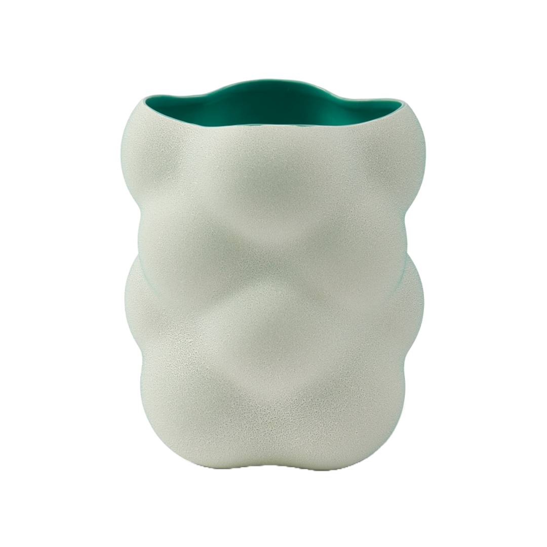 GRAPE Vase dunkelgrün