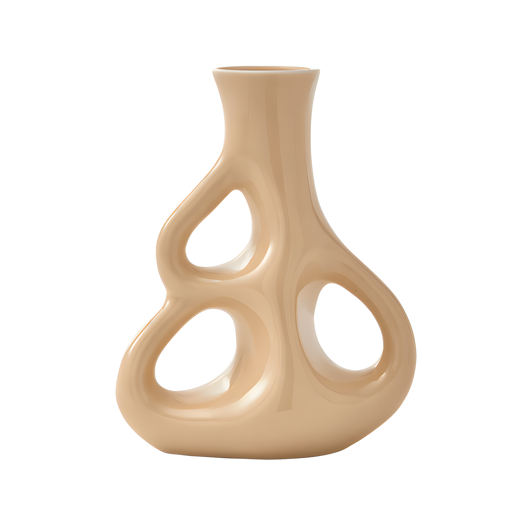 DREI OHREN Vase beige