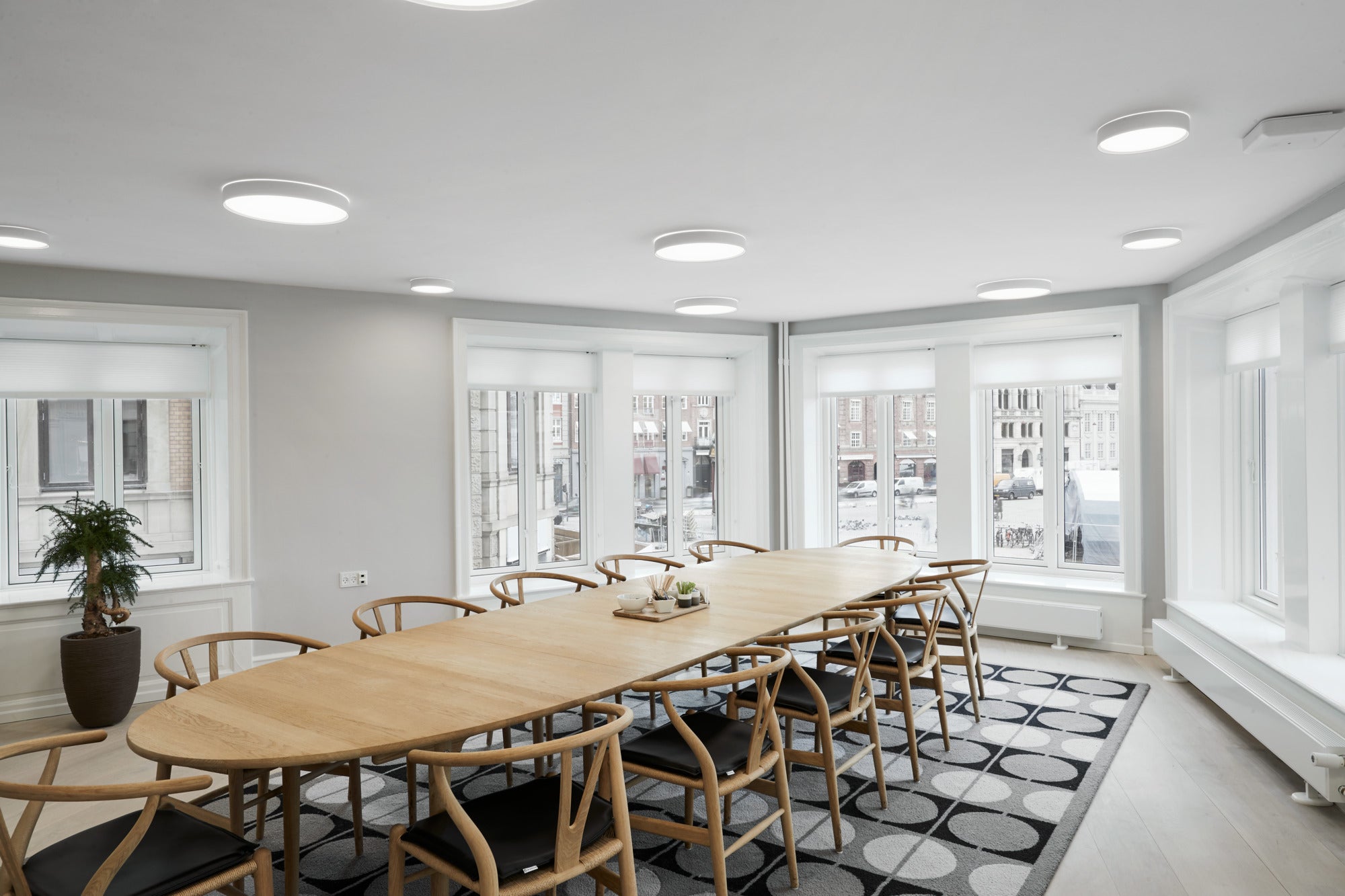 Plafon podtynkowy LP SLIM ROUND SEMI-RECESSED surowe aluminium