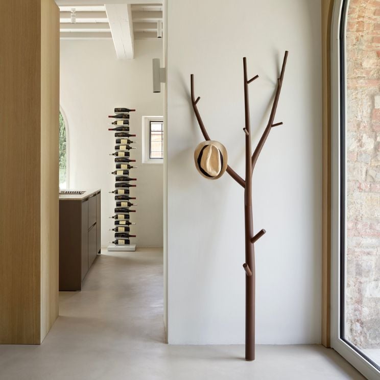 RAMO gold standing coat rack