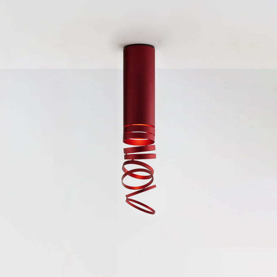 Ceiling lamp DECOMPOSE red