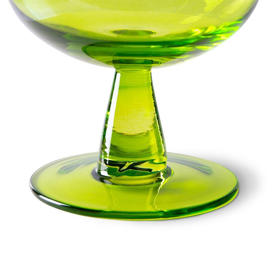 Zestaw 4 kieliszków do wina EMERALDS limonkowy zielony HKliving Eye on Design