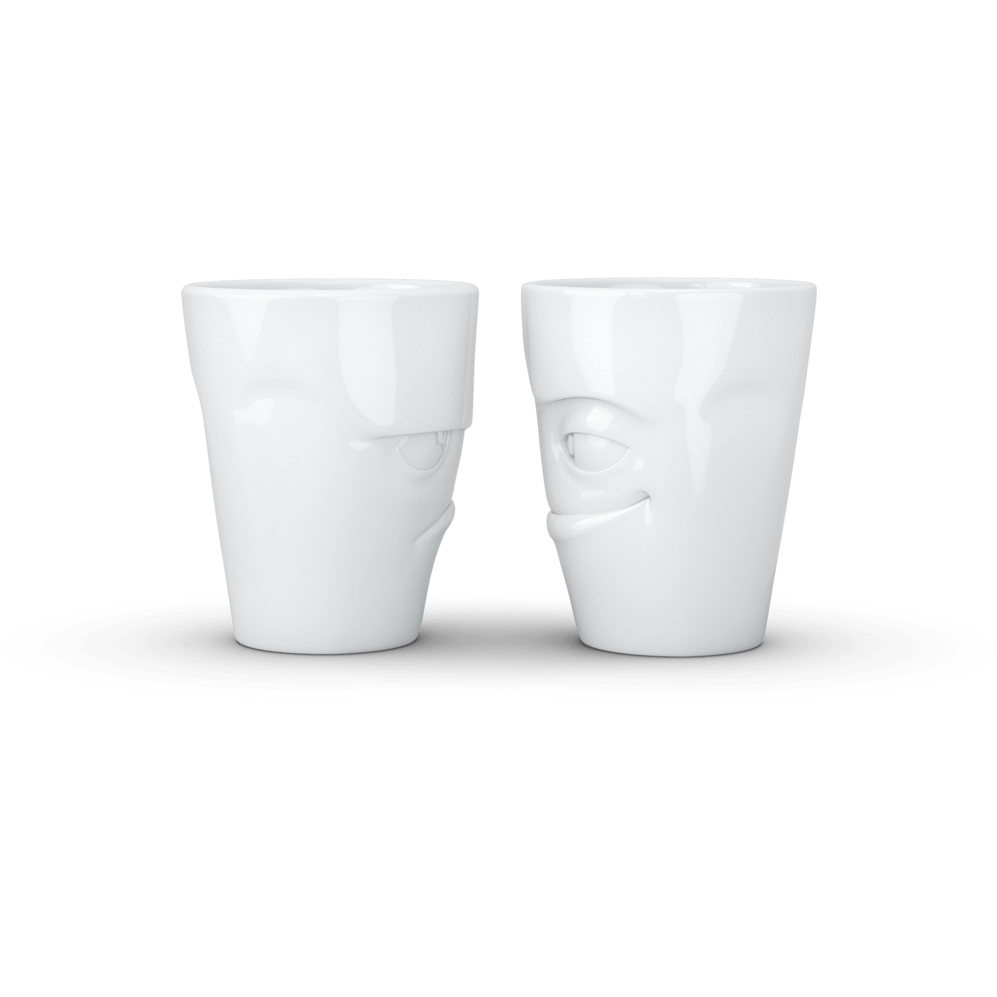 Zestaw kubków GRUMPY & IMPISH biały 58products Eye on Design