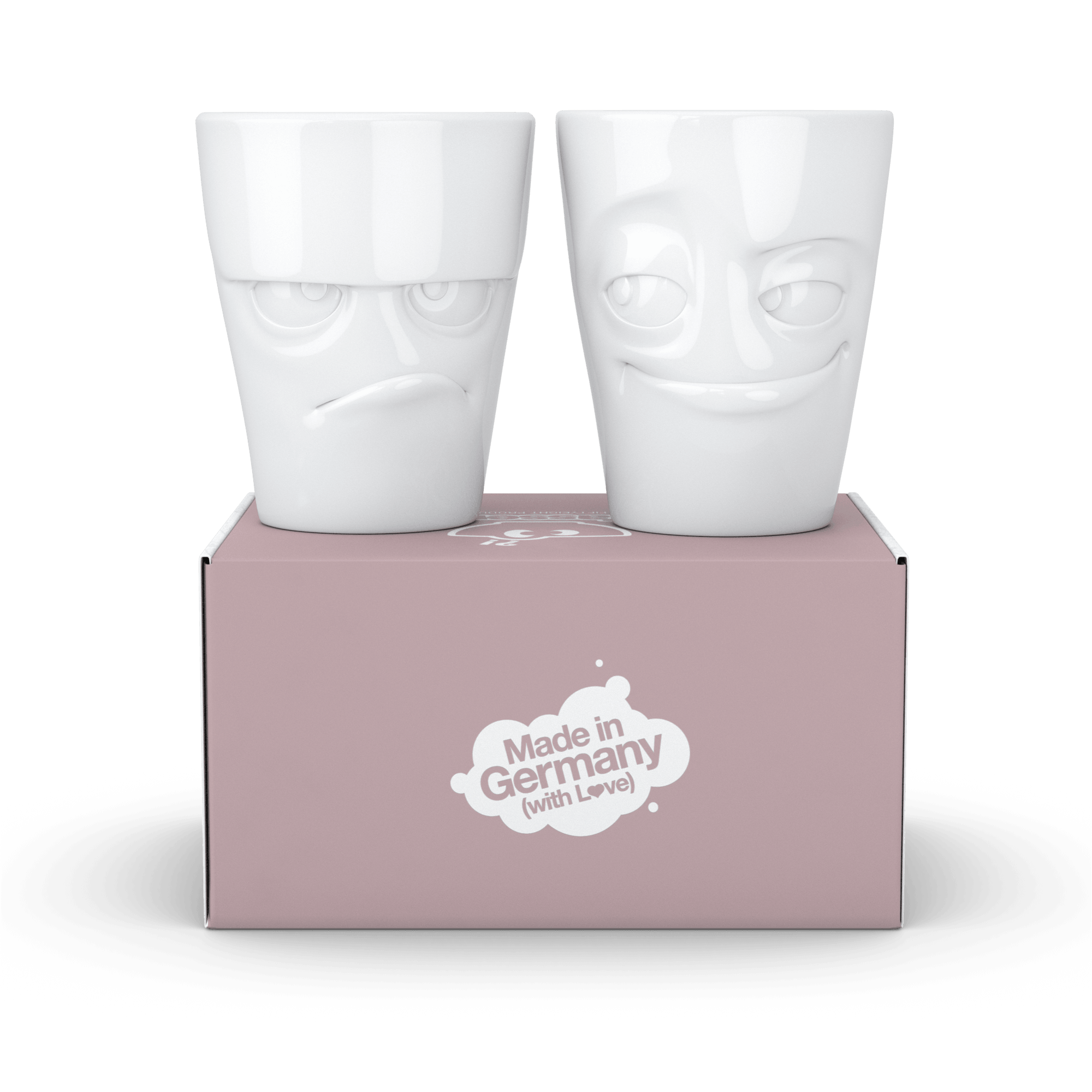 Zestaw kubków GRUMPY & IMPISH biały 58products Eye on Design
