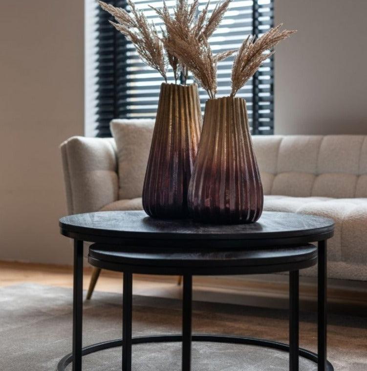 Zestaw stolików CATANA czarny Richmond Interiors Eye on Design