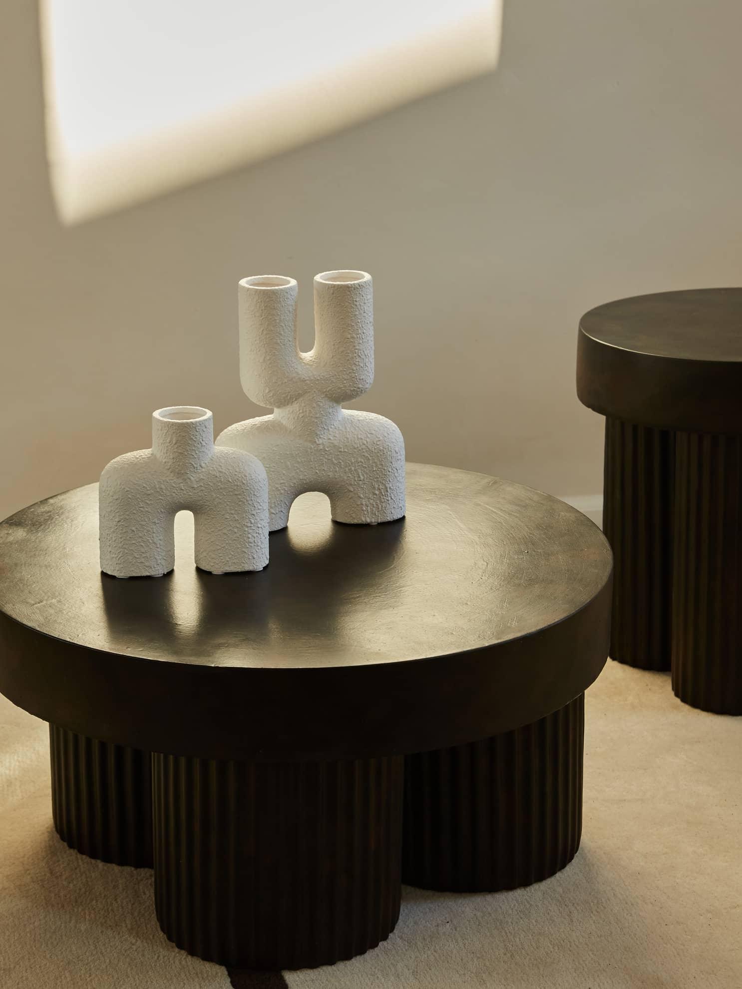 Zestaw stolików GEAR czarny beton NORR11 Eye on Design