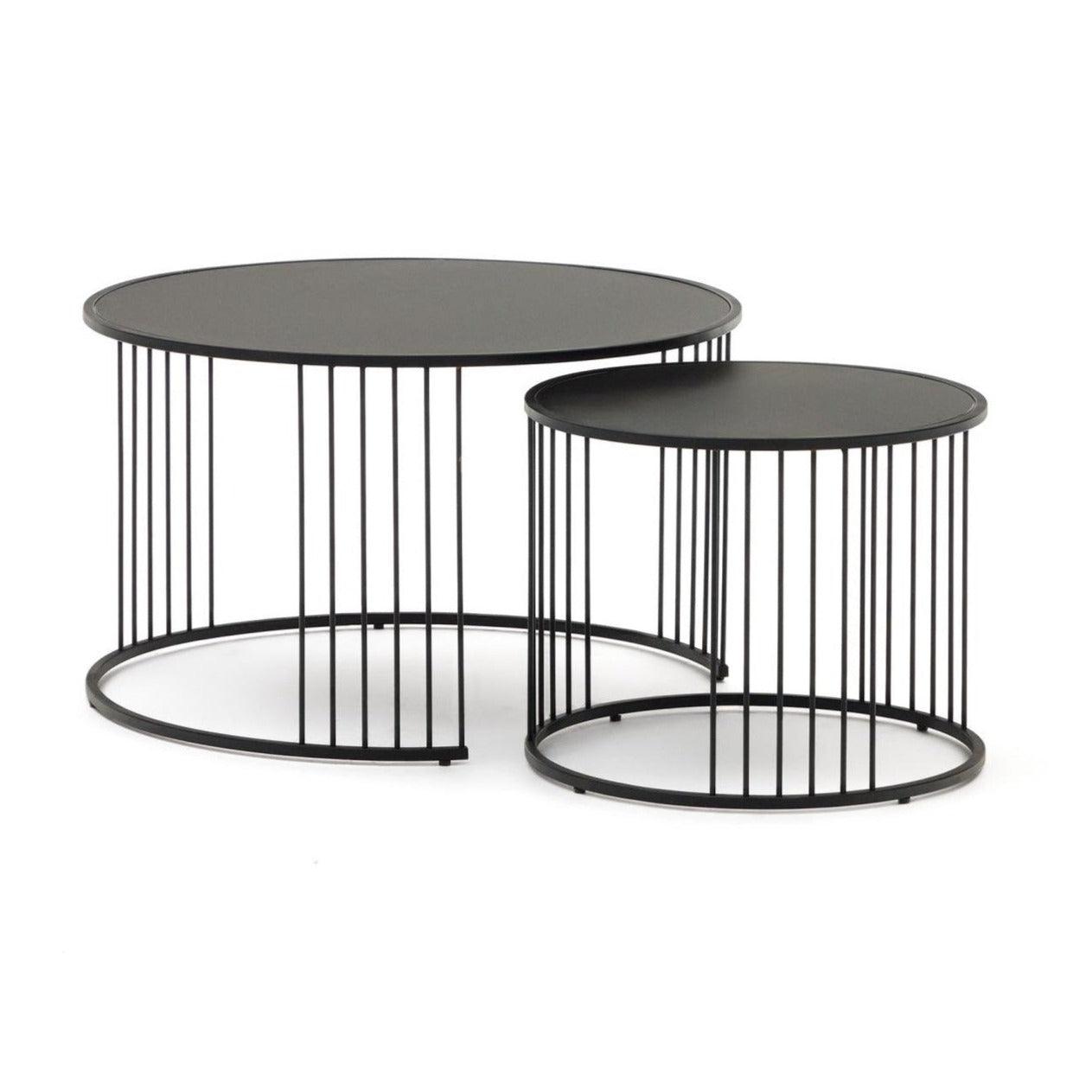 Zestaw stolików HADAR czarny La Forma Eye on Design
