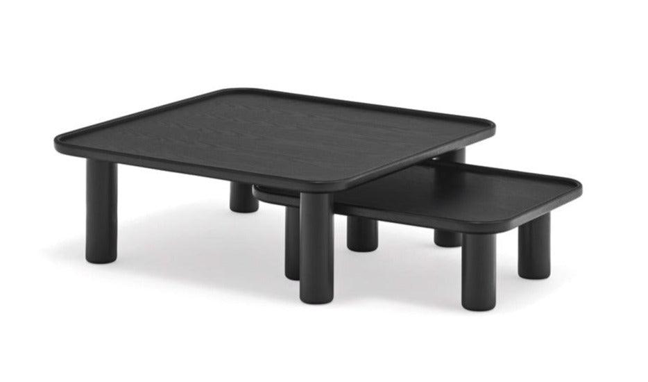 Zestaw stolików kawowych NEST czarny Teulat Eye on Design