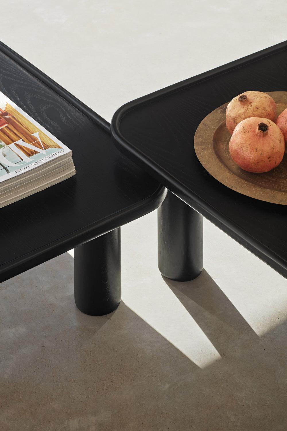 Zestaw stolików kawowych NEST czarny Teulat Eye on Design
