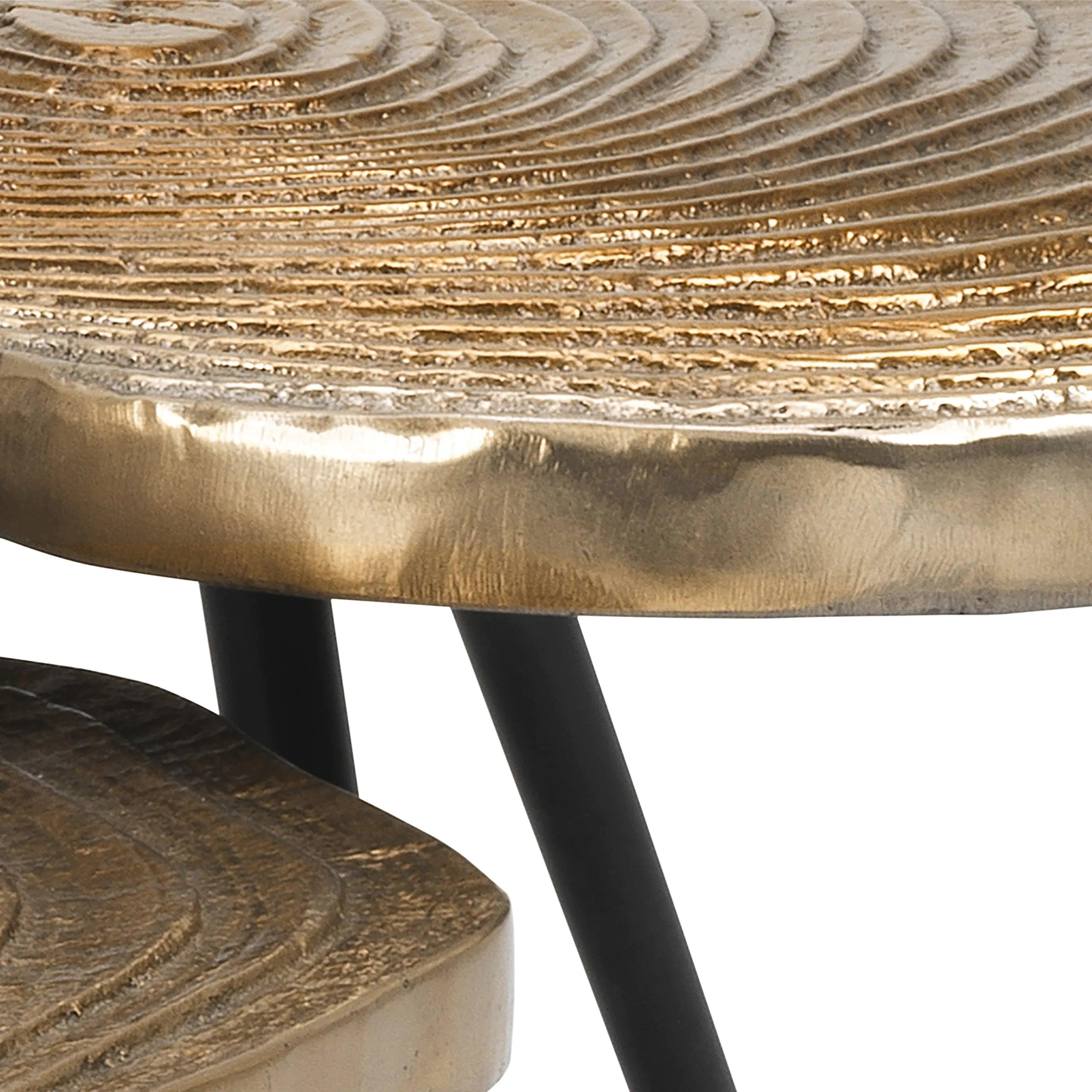Zestaw stolików kawowych QUERCUS mosiężny Eichholtz Eye on Design
