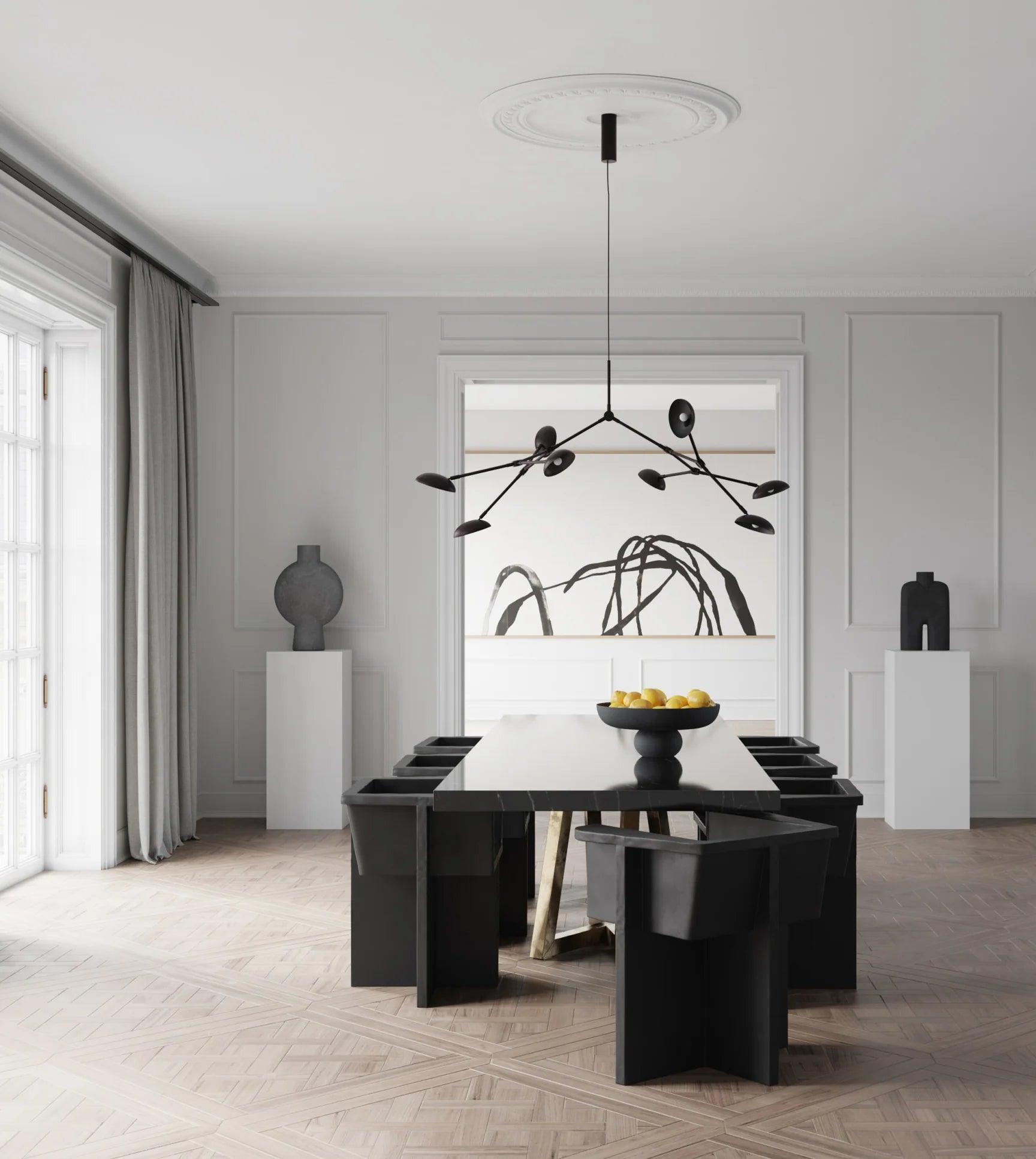Żyrandol DROP przypalany czarny 101 Copenhagen Eye on Design